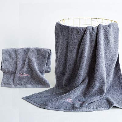 Serviette visage sport et ménage adulte en coton noir