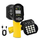 Digital Handheld Stroboscope Measuring 60-100000 RPM/Hz,0.001% Accuracy Non-Contact LED Tachometer Adjustable...