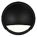 Avante - LED Outdoor Wall Light - Black Finish - Opal Glass Shade