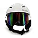 Skihelm und Skibrille Set für Damen und Herren mit Visier