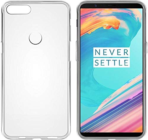 Image of Case Creation Brand - Mobile Cover for Oneplus 5T (Soft & Flexible Back Case), Transparent