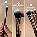 Profusion Cosmetics Artistry Essentials 3-Piece Face Brush Set – Makeup Tools for Foundation, Powder & Setting, Vegan & Cruelty-Free Bristles