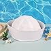 JOLYEAK White Sailor Hats Yacht Hat Navy Captain Cap Halloween Sailor Costume White Hats for Women Men (23 Inch In Circumference)