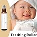 3Pcs Velaria Teething Roller, Teething Roller All Natural for Babies, A Thousand Roses Teething Roller Oil, Teething Relief Roller