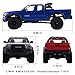 FMS 1/24 FCX24M Toyota Tacoma RC Crawler, Officially Licensed RC Truck 2 Speeds Switch with LED Lights, Off-Road RC Model for Adults (Red)