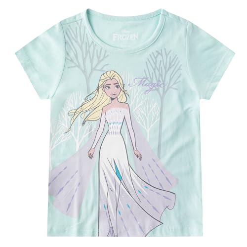 Disney Frozen Elsa and Anna Girls 3 Pack Short Sleeve T-Shirt for Toddler and Big Kids4