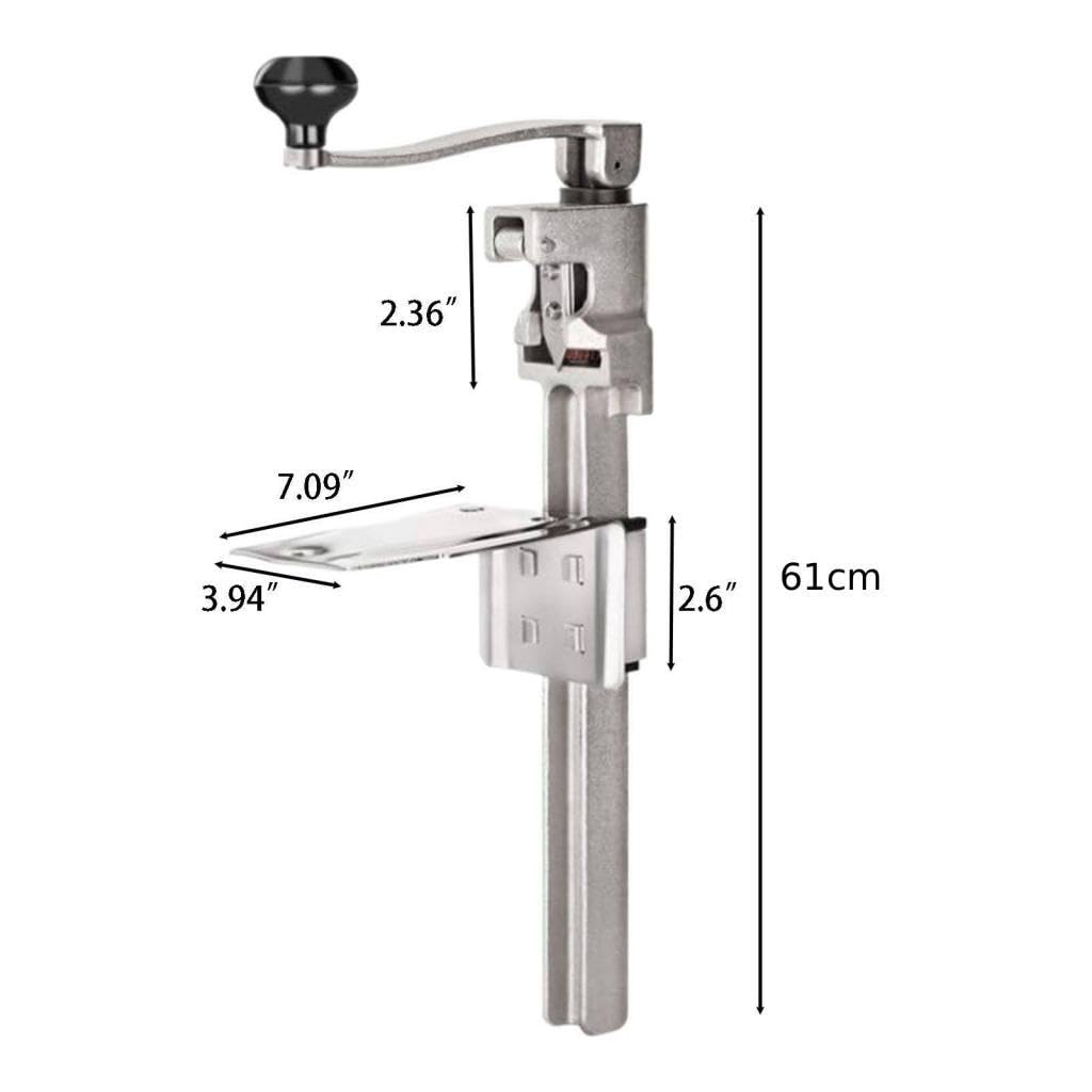 Manueller Dosenöffner Tisch Dosenöffner Gewerbe Edelstahl Mechanischer Dosenöffner Große Dosenöffner mit Sicherer Fixierung Und Reibungslosem Getriebe