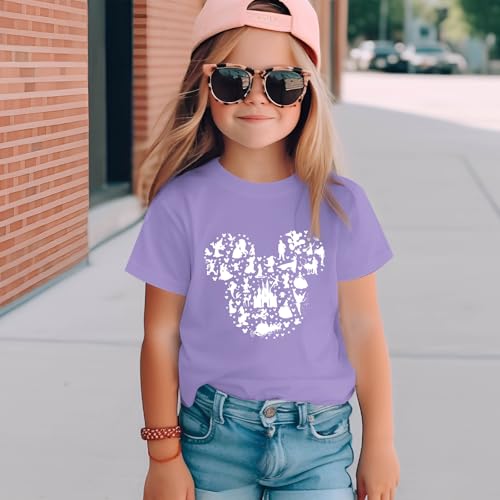 Magic Kingdom Shirts for Girls Magical Castle Fairy Graphic Cute T Shirt Kids Holiday Family Vacation Trip Tee Tops2