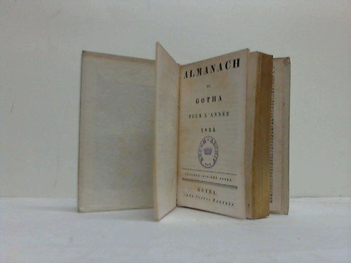 Almanach de Gotha pour l`annèe 1833