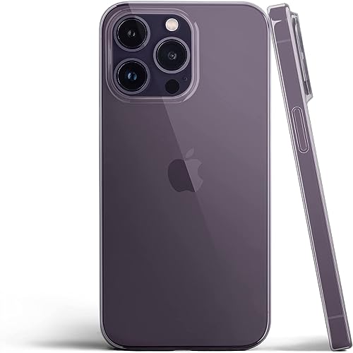 Image of ExpressB Back Cover for iPhone 15 Pro | Minimal Protect | Ultra Thin Anti Scratch Matte Finish Case for iPhone 15 Pro (Clear)