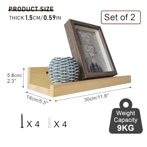 Z metnal Wooden Floating Shelves - Image 3