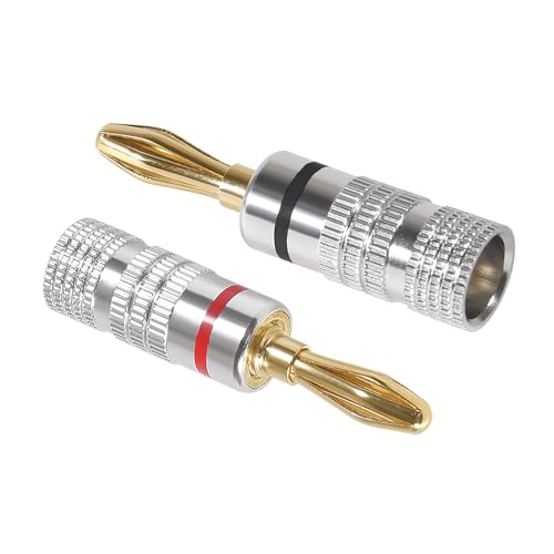 Conector Banana para Altavoz 12 Pzs Oro 24k miniatura 3