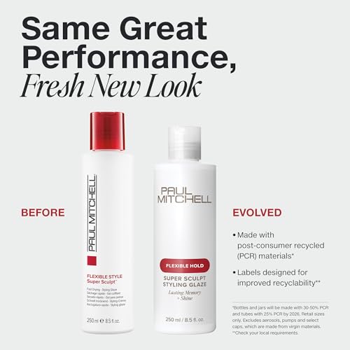 2. Bild von Paul Mitchell Super Sculpt - Styling-Gel in Friseur-Qualität für flexiblen Halt, Modellier-Fluid verleiht Fülle und Glanz, parabenfrei 250 ml (1er Pack)