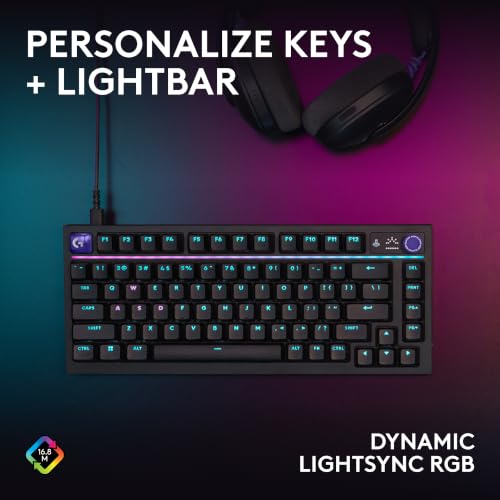Logitech G316 X 75 Gaming Keyboard, Tactile Switches - Black - image 7