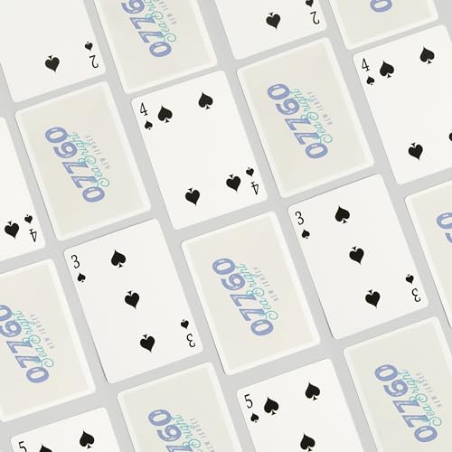 Baraja de cartas Sea Bright, 52 cartas tamaño póker miniatura 4