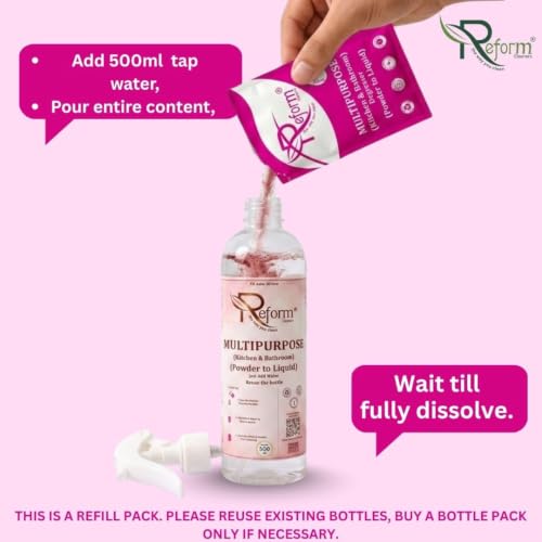 Image of Powder To Liquid Multipurpose Degreaser | 2 Packs Make 1 Litre