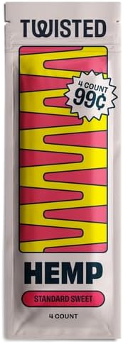 Miniatura 3 de Twisted Hemp Envolturas  Dulce  Paquete de 15  4 envolturas por paquete