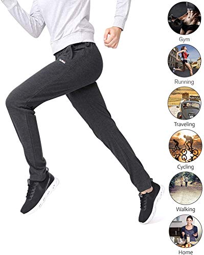CAMEL CROWN Dames fleece joggingbroek hoge taille sportbroek sweatbroek vrijetijdsbroek katoen lange winter damesbroek voor jogging lopen fitness trainingsbroek met zakken - Image 7
