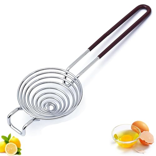 JNTMIKUN Séparateur d'œufs en acier inoxydable - Séparation rapide des blancs et des jaunes d'œufs - Outil de cuisson