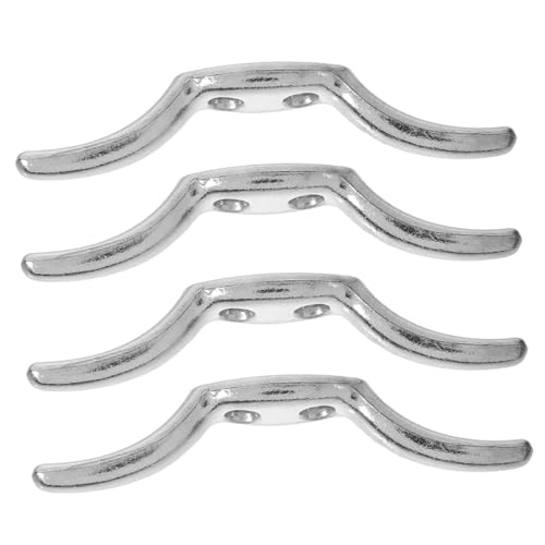 CHICAMPERA 4 Piezas Gancho Metálico para Cordón de Persianas de Resistente y Seguro para Colgar y Sujetar Cuerdas Ventanas Compatible Mayoría de Persianas Dormitorios y Oficinas