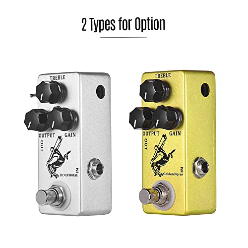 SHUIYUE Silver Horse Overdrive Boost Pédale d’effet Guitare Full Metal Shell True Bypass,Pédale d39 - Les Beatles, Paul McCartney, John Lennon, RIngo Starr, George Harrison SHUIYUE Silver Horse Overdrive Boost Pédale d'effet Guitare Full Metal Shell True Bypass,Pédale d39 – Image 7