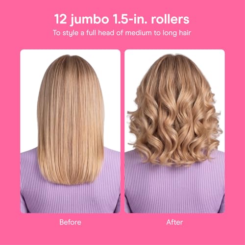 Conair Velvet Flocked Jumbo Hot Rollers Set - image 3