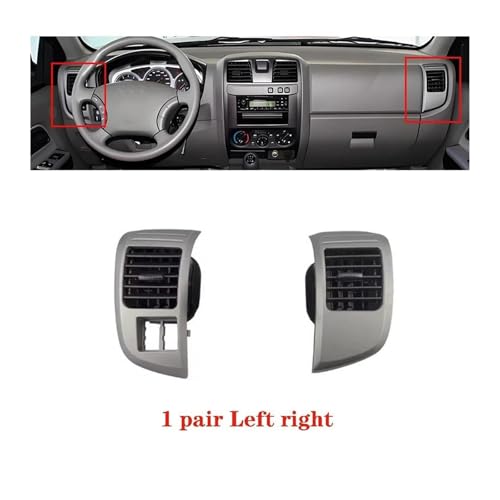 Respiraderos de aire acondicionado de tablero para Isuzu MU-X y D-Max, rejillas centrales (1 par) 4