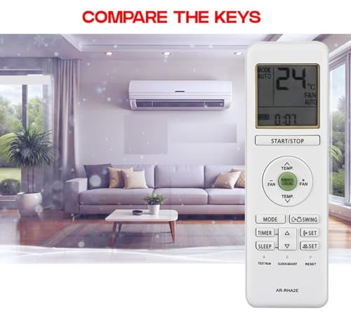 Image of LUCRE AC Remote Model AR-RHC1E AR-RHA2E AR-RAH1U AR-RAH1E Compatible for O General Ac Remote 1 ton 1.5 ton 2 ton,