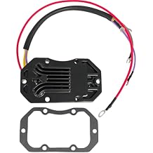 EZROAD 193-5204 Rectifier Voltage Regulator w/Gasket Compatible with Johnson Evinrude 80-235 HP 4 & 6 Cylinder Outboard Motor 1984-1992 35 Amp 395204 584423 18-5825 395391 582904 583076 583268 878335