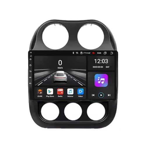 Radio Coche 2 DIN para Jeep Compass con Carplay para revivir tu salpicadero antiguo