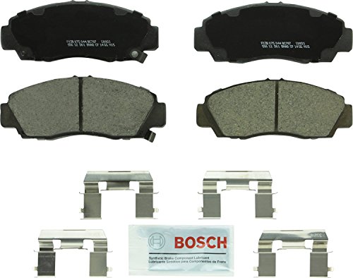 BOSCH BC787 QuietCast Premium Ceramic Disc Brake Pad Set - Compatible with Select Acura CL, RL, TL, TSX; Honda Accord; FRONT