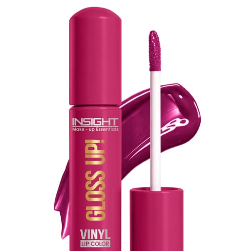 Image of INSIGHT Gloss Up Lip Color - Fuchsia Fever | High-Gloss Finish | Rich Pigmentation | Lightweight, Long-Lasting Formula | All-Day Comfortable Wear (4g)