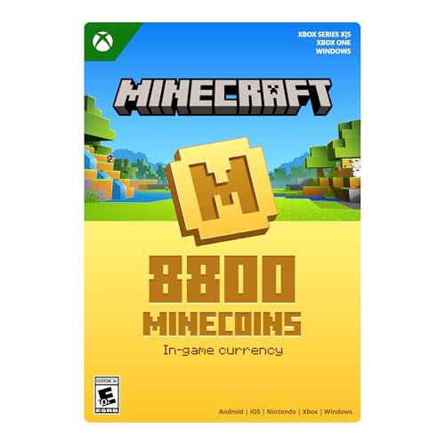 Minecraft: Minecoins Pack: 8800 Coins [Digital Code] – AMAZON EXCLUSIVE