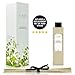 LOVSPA Japanese Honeysuckle Reed Diffuser Refill Oil with Replacement Reed Sticks - Great Scent for Kitchen or Bathroom, 4 oz - Made in The USA