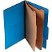 Universal 10311 Pressboard Classification Folders, Legal, Six-Section, Cobalt Blue (Box of 10)
