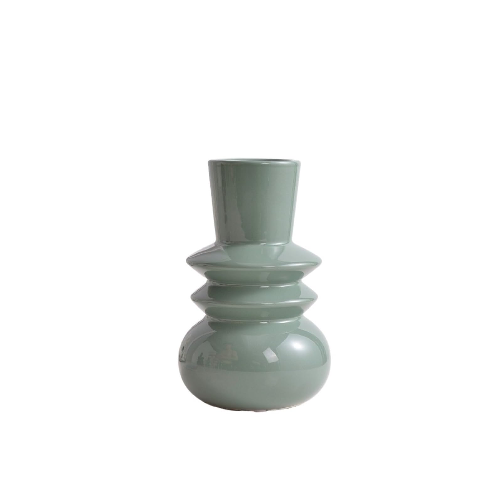 Flower Holder Irregular Ceramic Flower Vase For Living Room Tabletop For Centerpiece