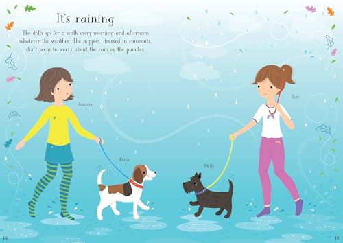 Usborne Publishing Ltd Little Sticker Dolly Dressing Puppies