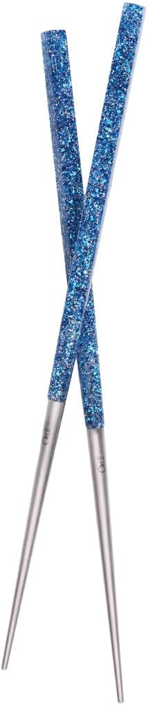 Ordi-Stix Handmade Fully Glitered Korean Chopsticks (Mother of Pearl)