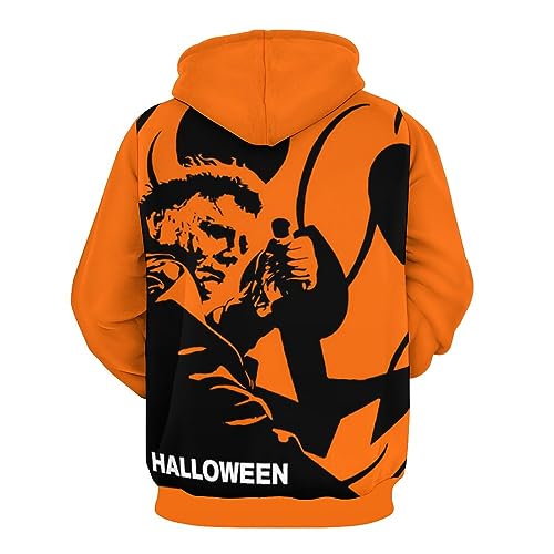 ZHANGXM Long Sleeve 3D Funny Print Hoodie Halloween Michael Myers Spring And Autumn Blouse for Unisex Sweatshirt2