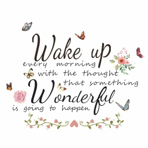 Winhappyhome Wakeup - Adhesivo Pegatinas Decorativas Pared