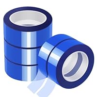 Fyguard 5 Rollen Hitzebeständiges Klebeband, 20mm x 30m Blaues Wärmeband für Sublimation Keine Rückstände Hitzeschutzband für Elektronik Leiterplatten Wärmeübertragung