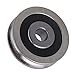 CNBTR 2PCS Bearing Steel Cable Pulley U-Shape Groove Wheel Bearing Pulley 6x30x8mm, Load-Bearing 782LBS for Industry Equipment