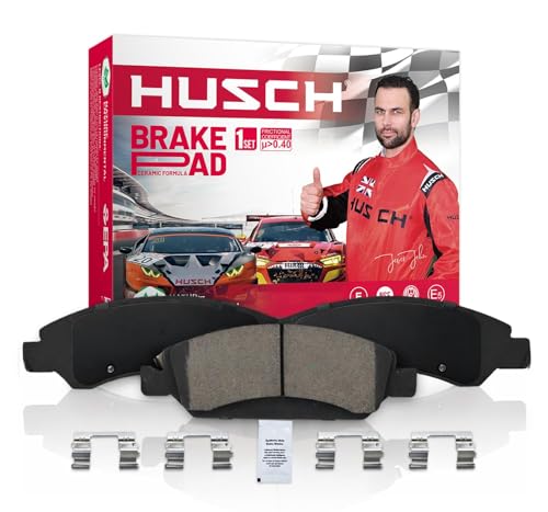 Image of HUSCH D882 Front Ceramic Brake Pads Kit Fit For Buick Rainier 2004-2005, For Chevrolet SSR 2003-2006, For GMC Envoy 2002-2005, For Isuzu Ascender 2003-2005, For Oldsmobile Bravada 2002-2004
