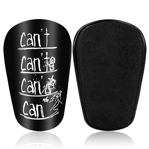 Gaethra Mini Schienbeinschoner Kleine Schienbeinschoner Fußball Stoßdämpfend Leicht Langlebig 1 Paar Mini Shin Pads für Erwachsene & Jugendliche Kinder 10x6cm Schwarz