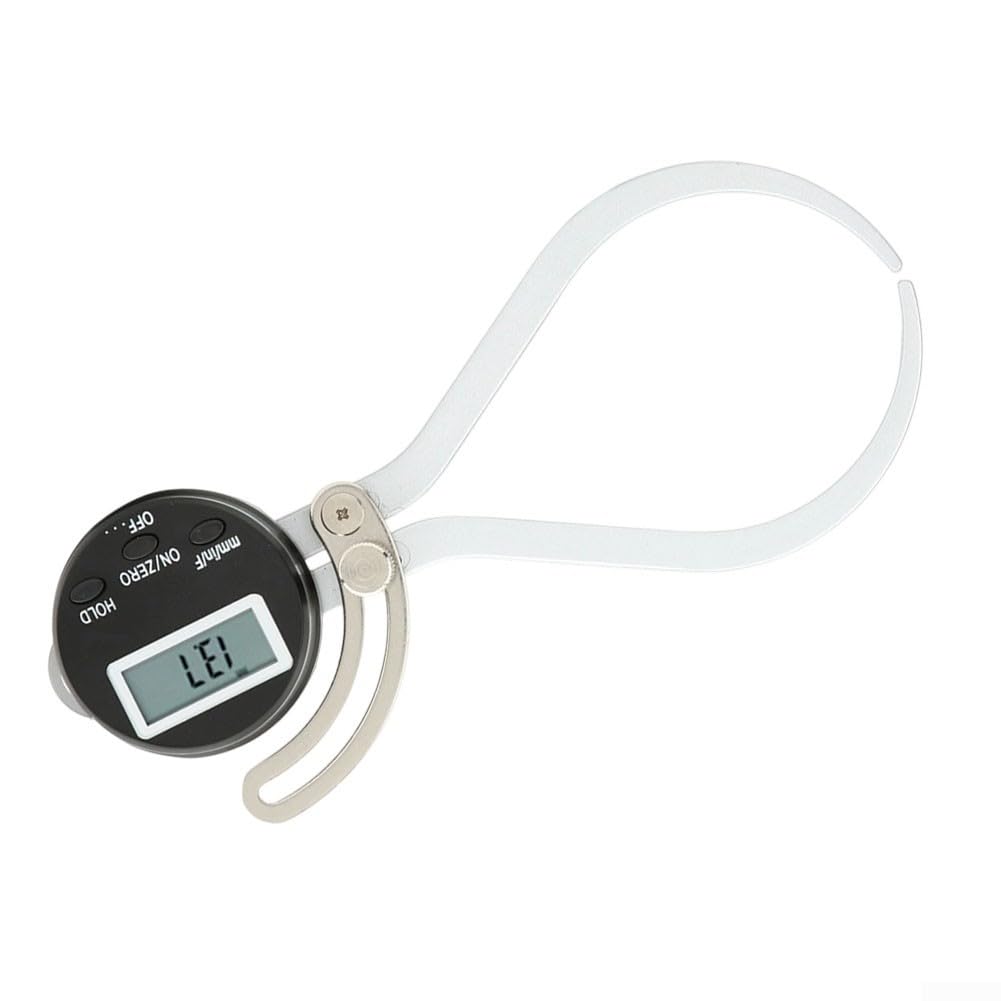 Calibrador digital electrónico de 0 a 150 mm, pantalla LCD grande, medidor de grosor de aleación para medición interna externa, unidad dual mm/pulgada para taller de mecanizado
