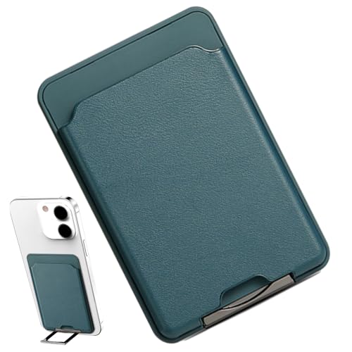 Genérico Card Holder   PU, 3.7x2.9x0.2in Phone Wallet Durable and Lightweight | Adhesive Phone Card Holder, Mobile Wallet For Credit Cards, ID, Travel, Daily Use