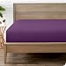 Bare Home Fitted Bottom Sheet Twin Extra Long - Premium 1800 Ultra-Soft Wrinkle Resistant Microfiber, Hypoallergenic, Deep Pocket - (Twin XL, Plum)