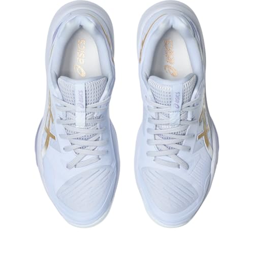 ASICS ASICS Women's Sky Elite FlyteFoam 3 Volleyball Shoe, 10, Blue Fade/Champagne