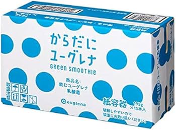 Amazon | ミドリムシ からだにユーグレナ Green Smoothie 乳酸菌 195g