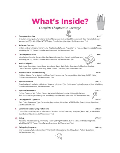 Image of Arihant All in One Computer Science Class 11 for CBSE Exam 2026-27 | NCERT Based Complete Theory, Practice Exercises, CBQs, A-R, Sample Papers & Mind Maps | Revised Edition as per Syllabus